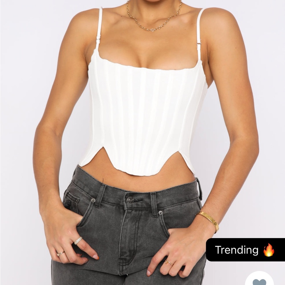 White Fox Bustier